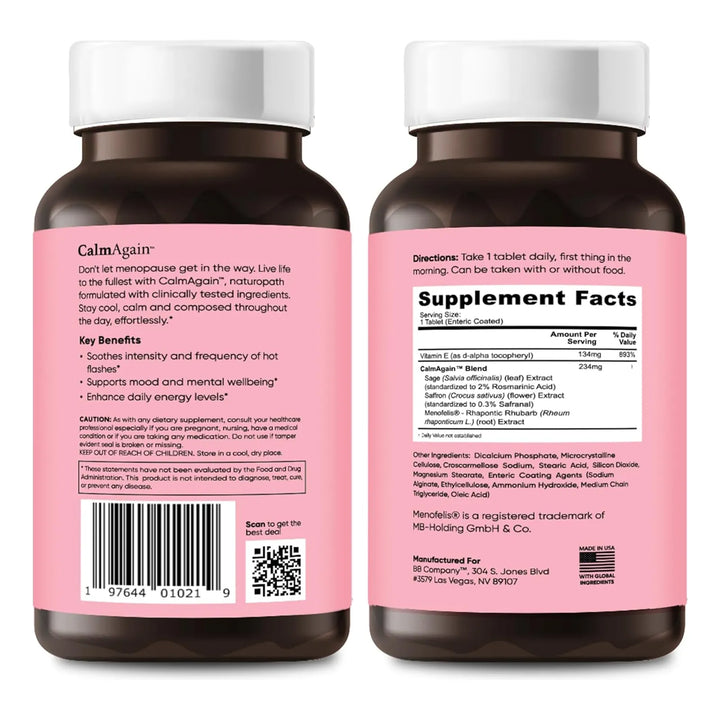 Apoyo Menopausia Alivio Equilibrio Hormonal Sofocos Sudores - Imagen 9