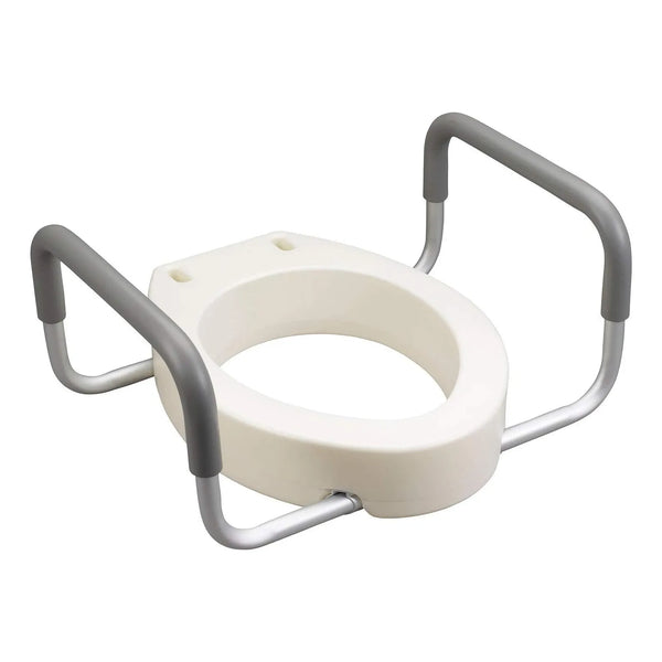 Asiento Elevador Premium Con Brazos Desmontables Blanco - Imagen 1