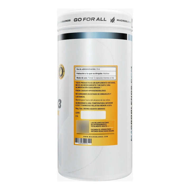 Omega 3 Invima Premium Macroble 120 Caps - Imagen 3