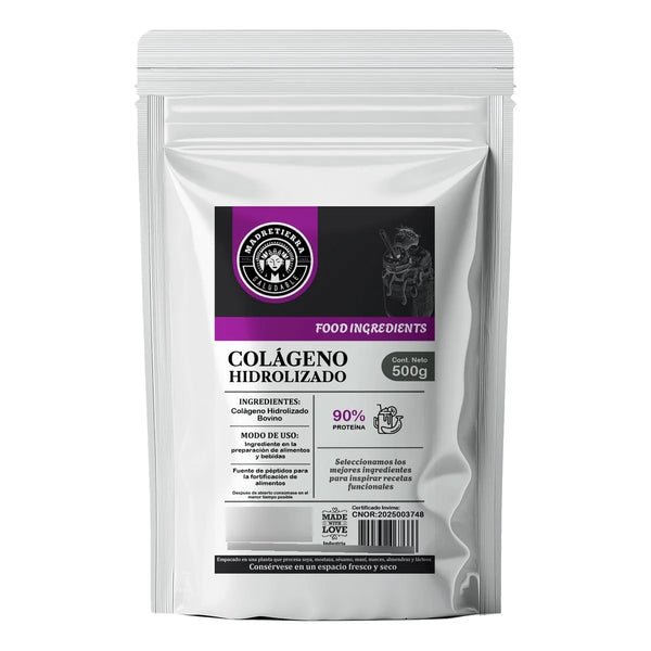 Colágeno Hidrolizado Puro X500g Colágeno Bovino - Imagen 1