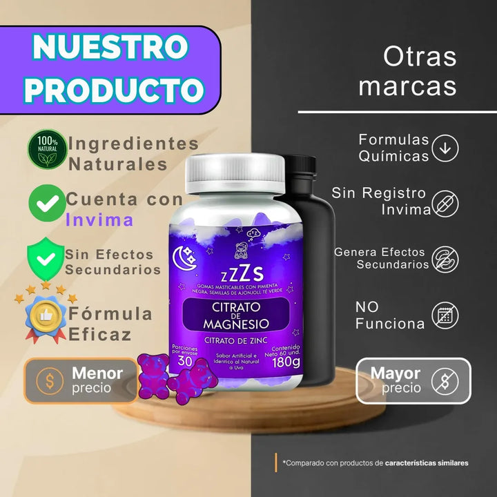 Gomitas Para Dormir Niños Sueño Uva - Imagen 7