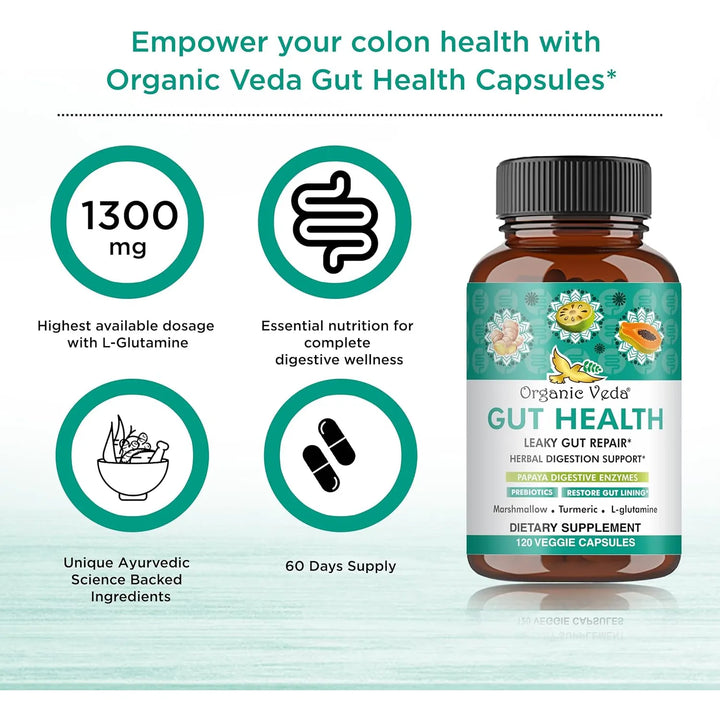Cápsulas Orgánicas Para Salud Intestinal Con Enzimas Digesti - Imagen 7