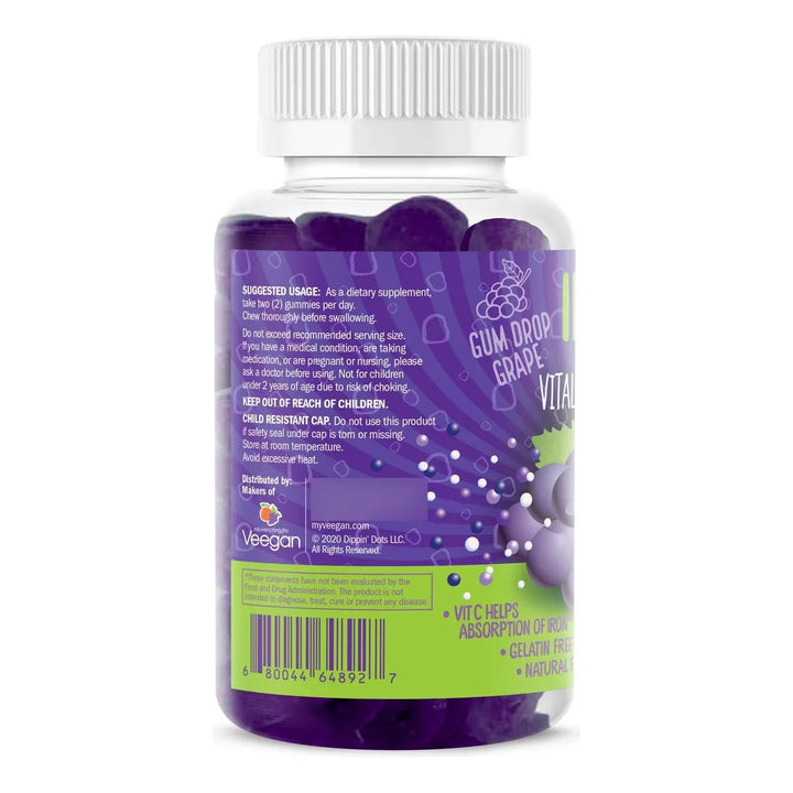 Gomitas De Hierro Con Vitamina C Y B12 120 Unidades Para Gló - Imagen 3