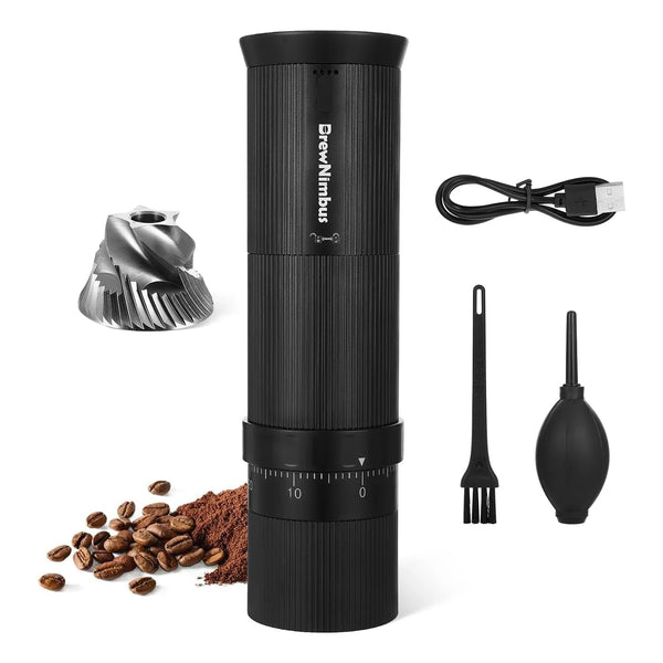 Molinillo Eléctrico Portátil De Café Recargable Con Rebabas