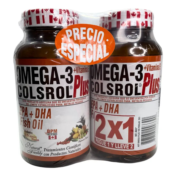 Omega 3 Colsrol Plus  2x1 X100 Capsulas - Imagen 7