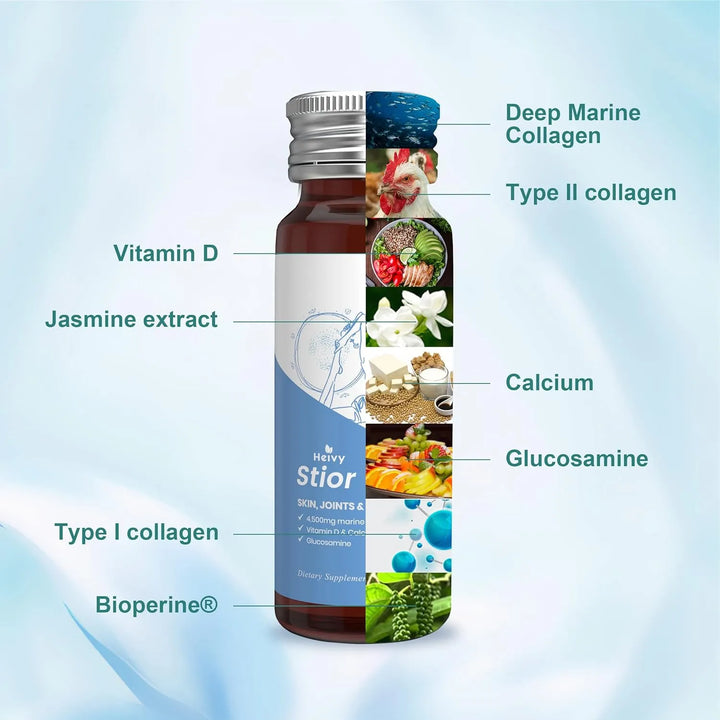 Bebida De Colágeno Marino Para Crecimiento Del Cabello Repar - Imagen 3