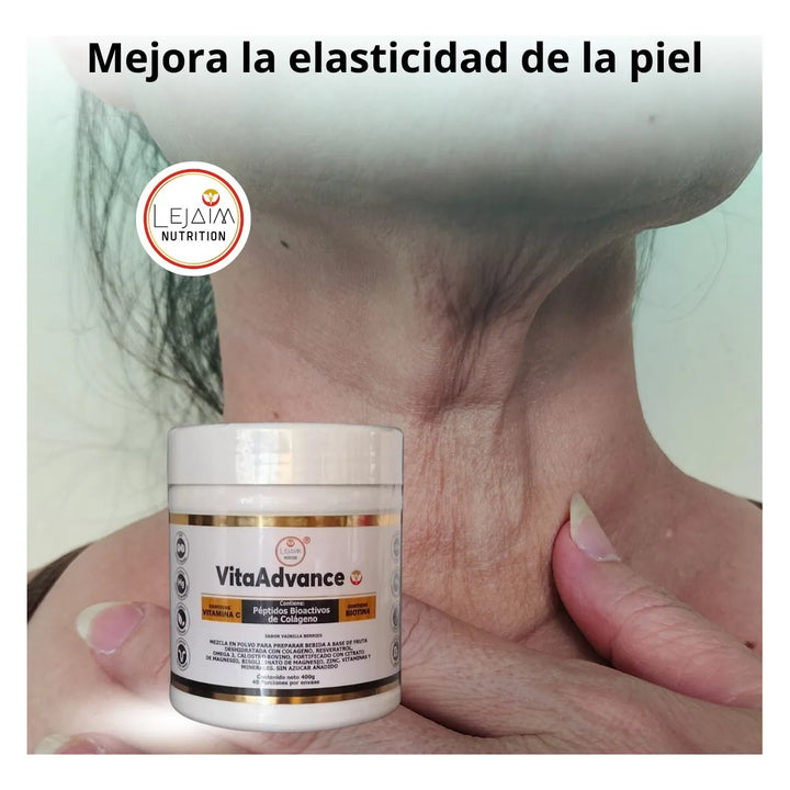 3 Peptidos Colageno Vitaadvance Vainilla - Imagen 9