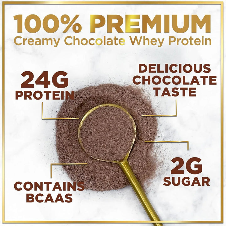 Proteína De Suero Aislado Chocolate Doble 26 Gramos Proteína - Imagen 3