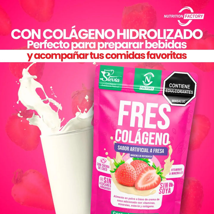Frescolágeno Fresa Nutrition Factory 250g - Imagen 2