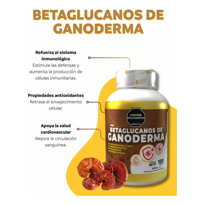 Betaglucanos De Ganoderma Capsulas - Imagen 2