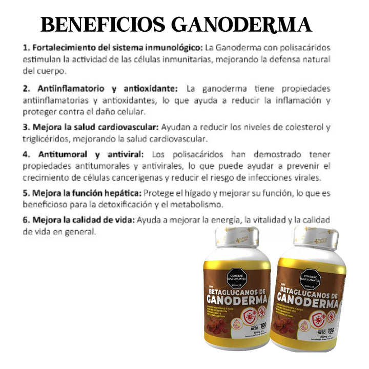 Betaglucanos De Ganoderma Capsulas - Imagen 6