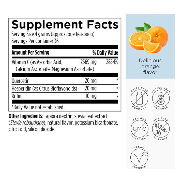 Bebida En Polvo Vitamina C Bioflavonoides Antioxidante 180 G - Imagen 6