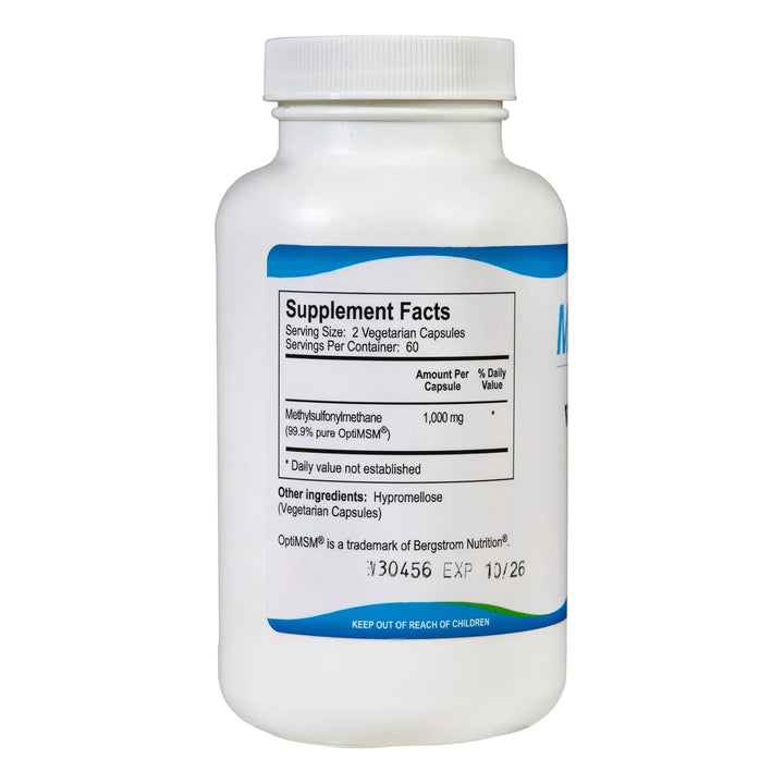 Cápsulas De Azufre Orgánico 1000 Mg Para Flexibilidad Articu - Imagen 3