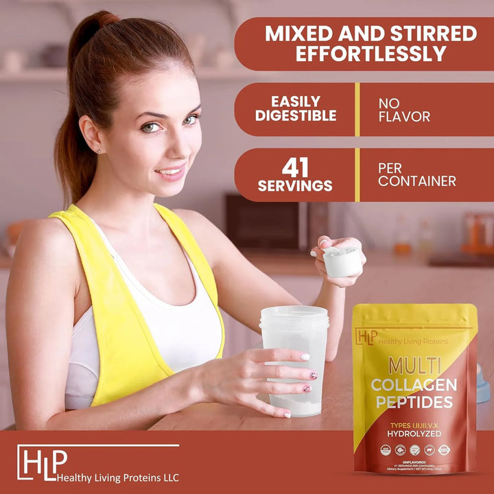 Proteínas Péptidos Colágeno Multihidrolizados Tipo I Ii Iii - Imagen 3