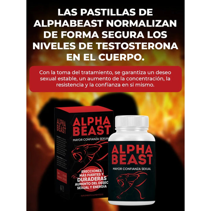 Alphabeast: Suplemento Para La Libido Masculina Sin Sabor - Imagen 3