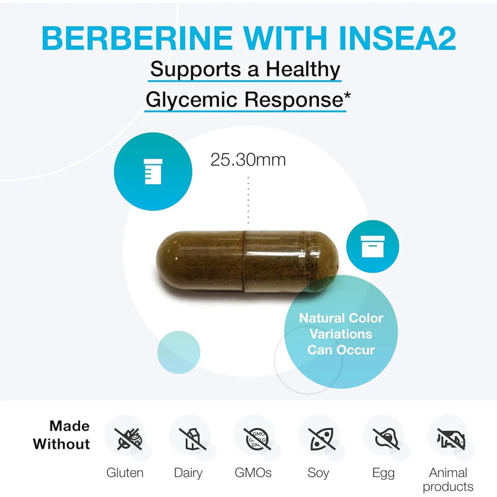 Berberina Insea2 120 Cápsulas Apoyo Inmunológico Metabolismo - Imagen 2