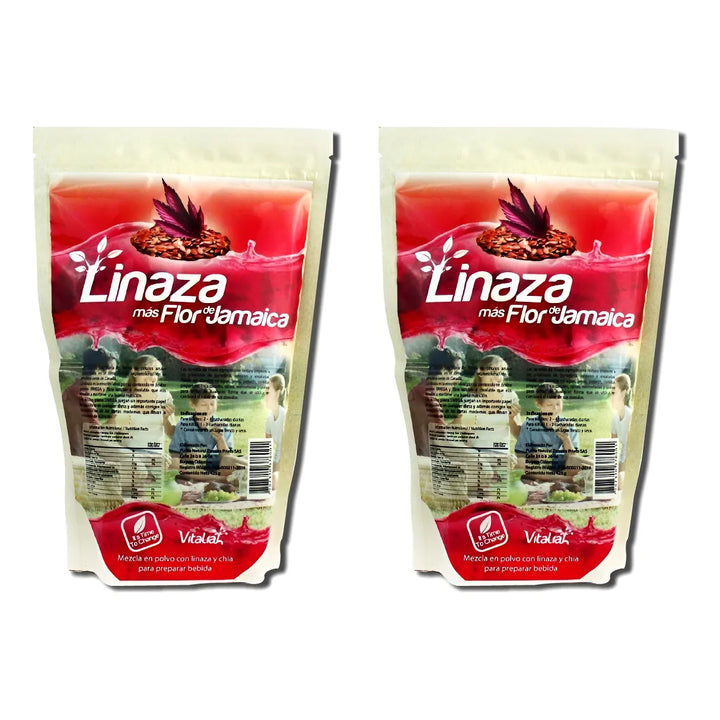 Kit X2 Linaza Con Flor De Jamaica Vitaliah - Imagen 1