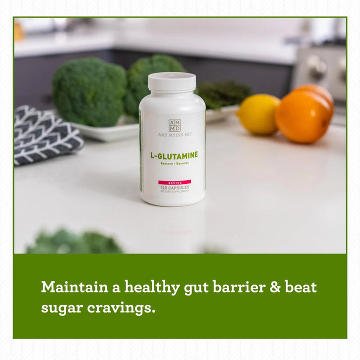 Cápsulas L Glutamina 1700mg Para Reparación Muscular Apoyo I - Imagen 4