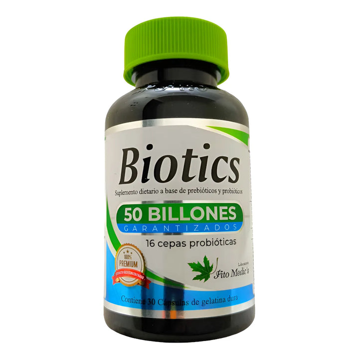Biotics Probioticos Prebioticos Sin Sabor - Imagen 1