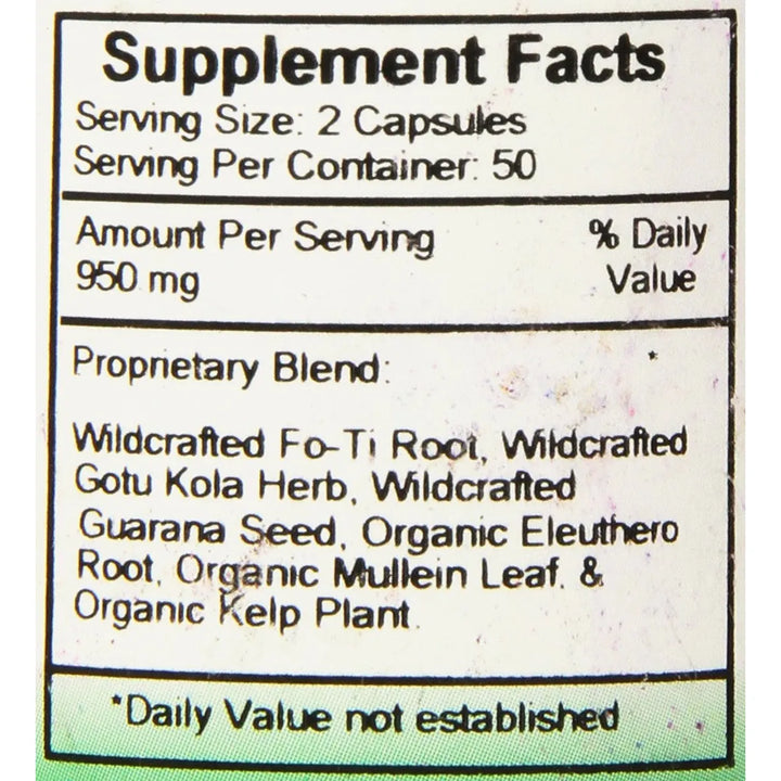 Fórmula Herbal Para Tiroides 100 Cápsulas Contenido Natural - Imagen 4