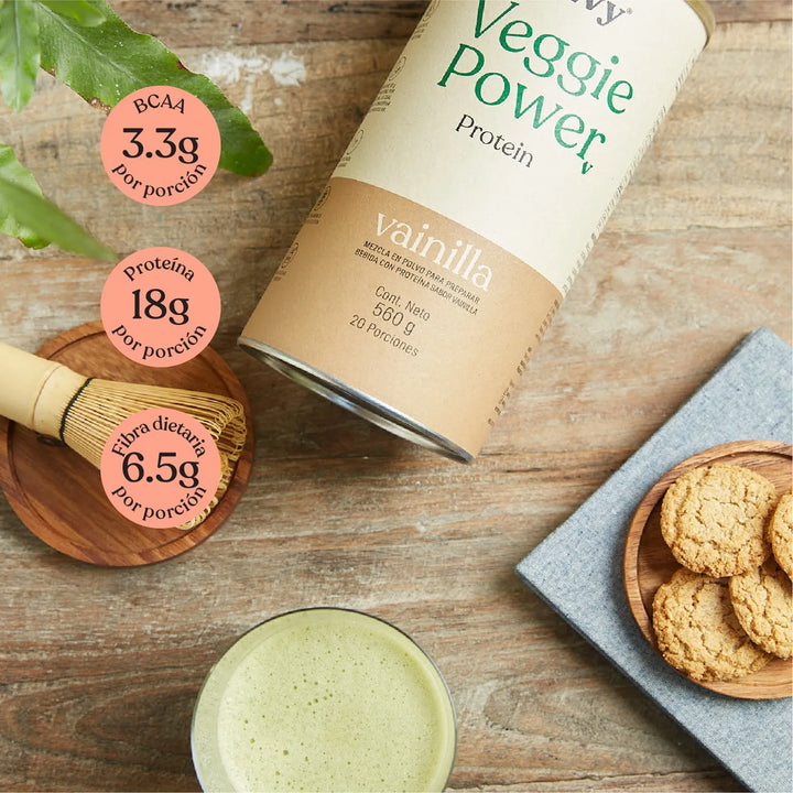 Proteína Vegana Savvy Vainilla 560g - Imagen 4