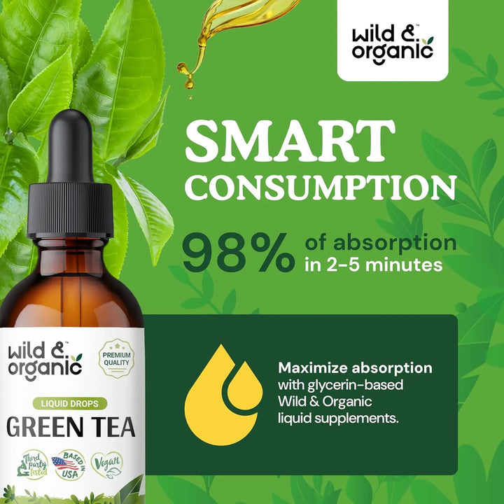 Extracto Líquido De Té Verde Orgánico Antioxidante 60 Ml Con - Imagen 4