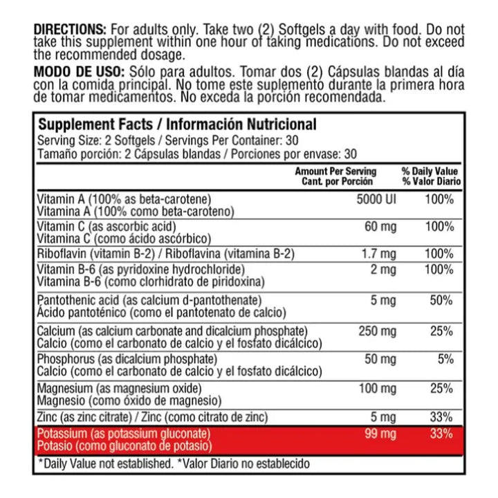 Potassium Potasio X60 Healthy - Imagen 4