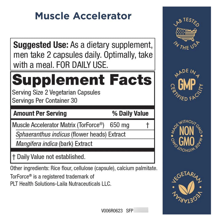 Acelerador Muscular 650 Mg Mezcla Extractos Hierbas Ayurvédi - Imagen 2