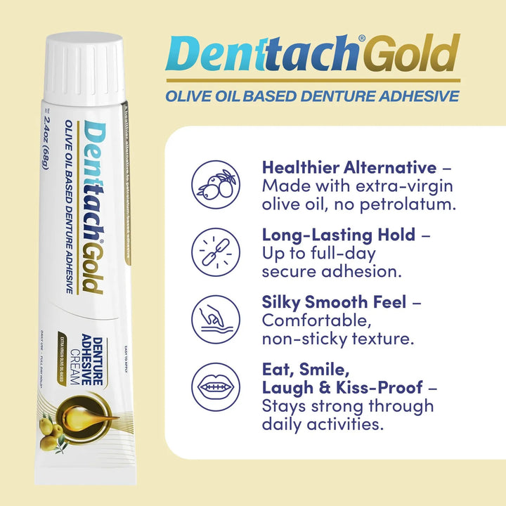Adhesivo A Base De Aceite De Oliva Para Dentaduras Postizas - Imagen 4