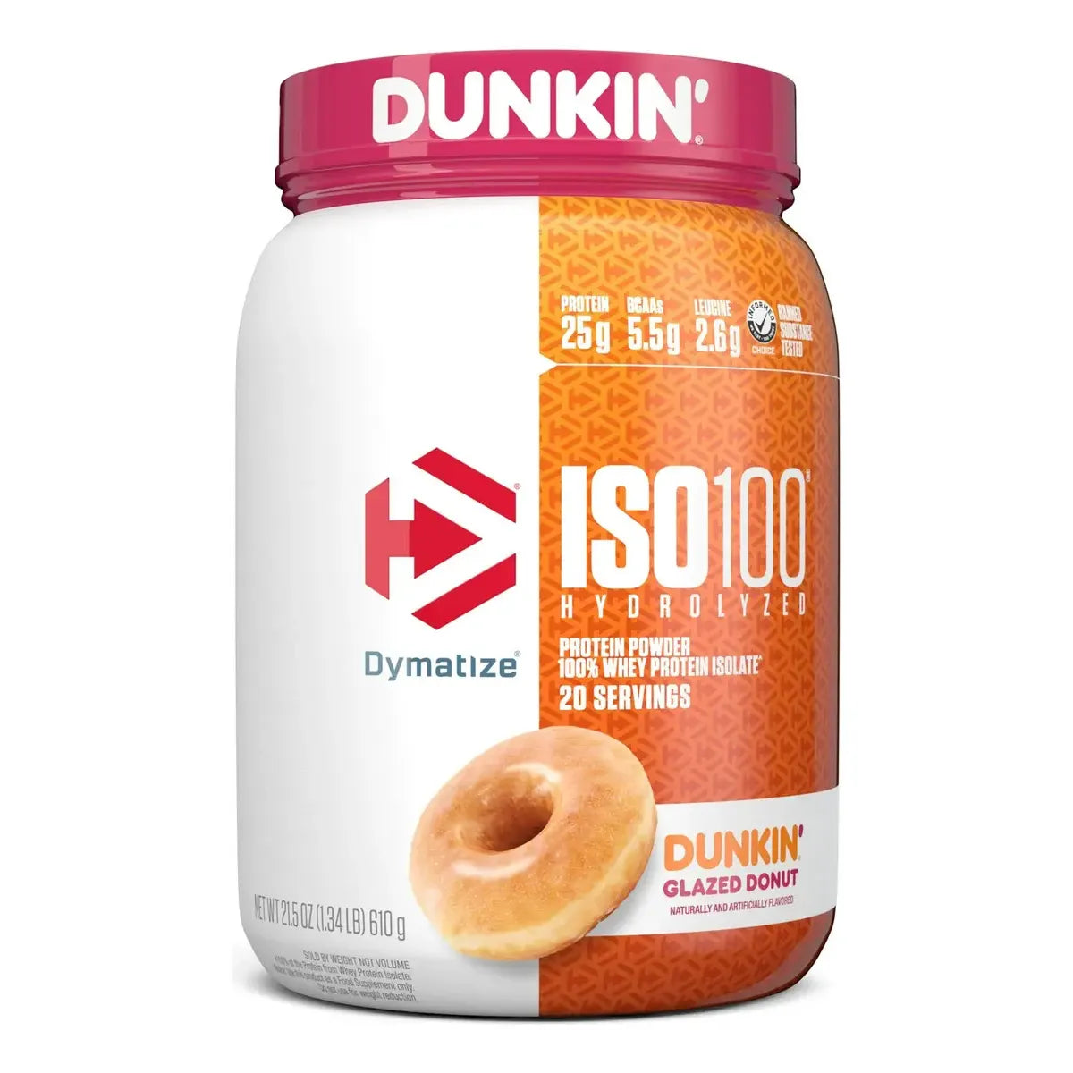 Suplemento Proteína Iso 100 Dymatize Dunkin Donas Glaseadas 20 Porcion ...