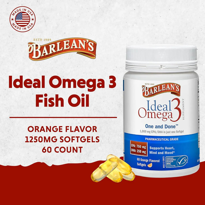 Aceite De Pescado Omega 3 1000 Mg Cápsulas Blandas Epa Dha S - Imagen 2