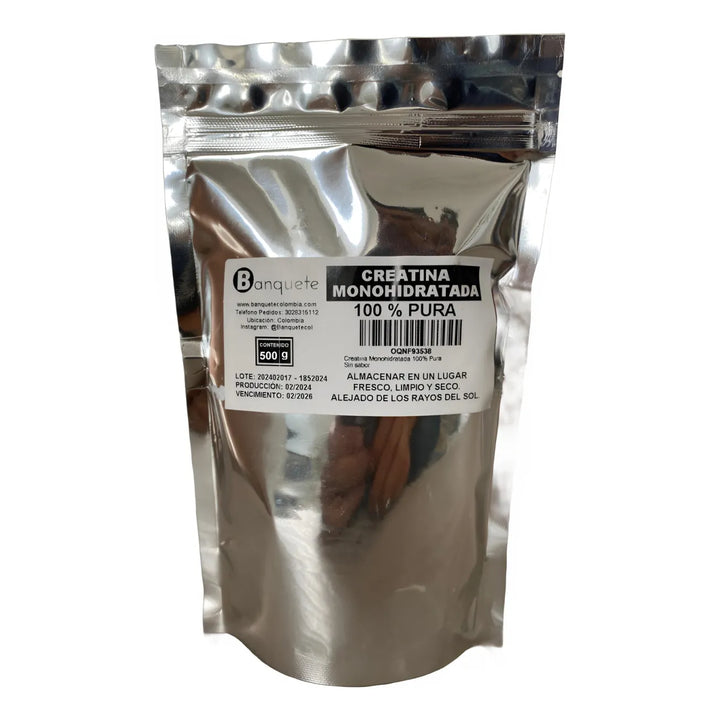Creatina Monohidratada En Polvo X500g 100% Pura - Imagen 3