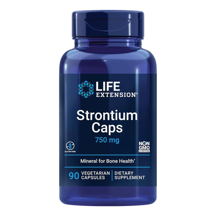 Cápsulas 750 Mg De Estroncio Para Salud Ósea Densidad De Tej - Imagen 1