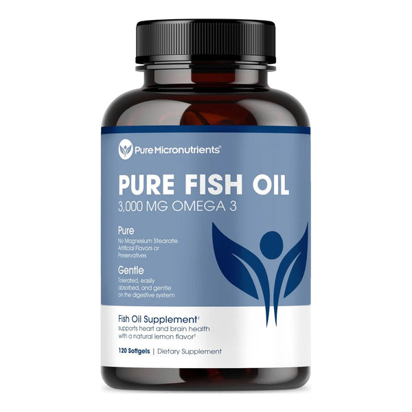 Aceite De Pescado Omega 3 3000 Mg EPA DHA Avanzado 120 Cápsulas Blandas Con Limón