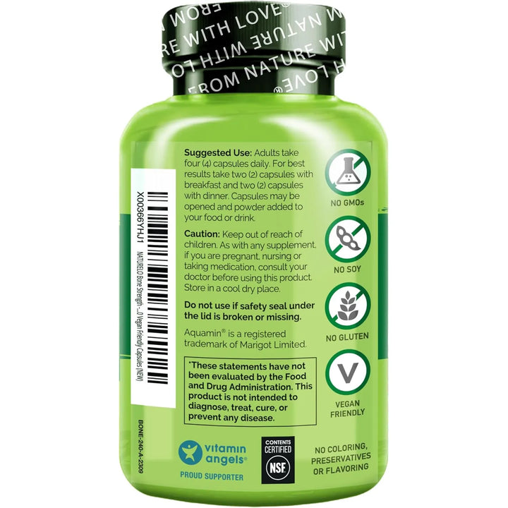 Calcio 600 Mg Vitamina C D3 K2 Magnesio Zinc 240 Cápsulas Na - Imagen 2