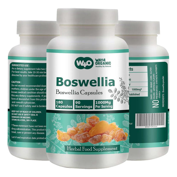 Cápsulas Boswellia 500 Mg 180 Unidades 90 Días De Suplementa - Imagen 1