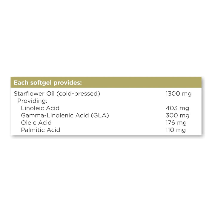 Aceite De Borraja 300 Mg 60 Cápsulas Blandas Ácidos Grasos E - Imagen 2