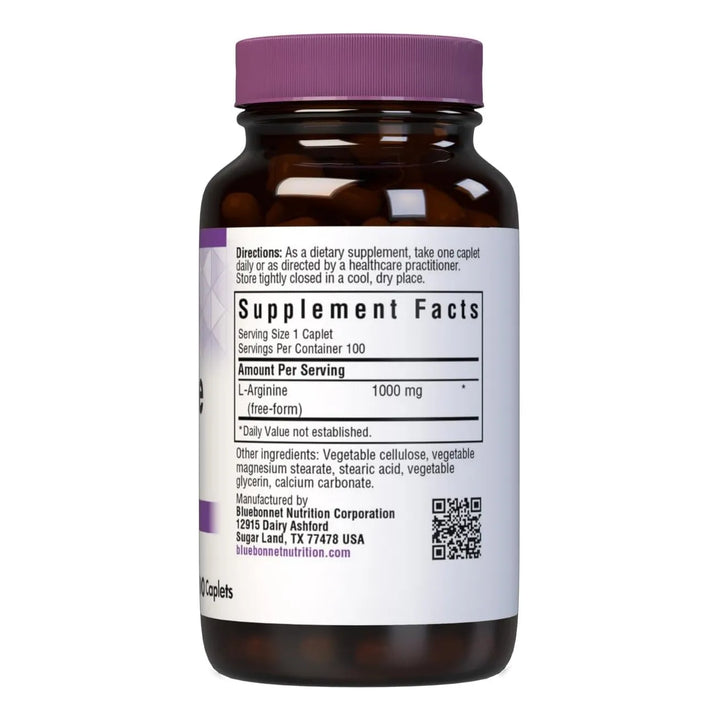 Cápsulas De L-arginina 1000 Mg 100 Unidades Para Salud Cardi - Imagen 2