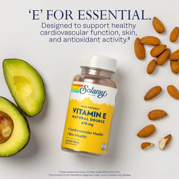 Cápsulas Blandas Vitamina E 1000 Ui 670 Mg Apoyo Salud Piel - Imagen 3