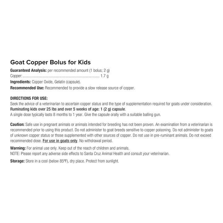 Bolo De Cobre Para Cabras Infantiles Pack De 100 Unidades 2 - Imagen 4