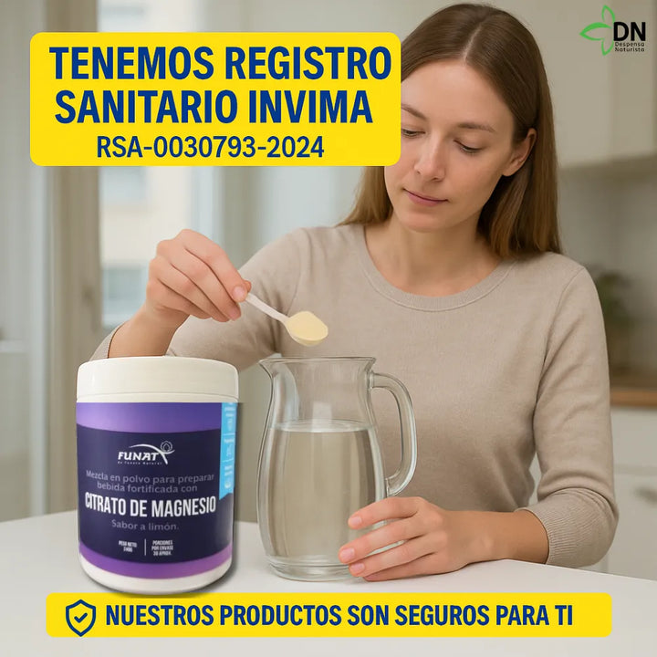 Citrato De Magnesio 240g Funat - Imagen 3