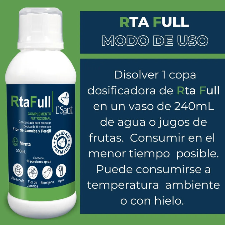 2 Rta Full Drenador Hepatico- Sabor Menta - Imagen 5