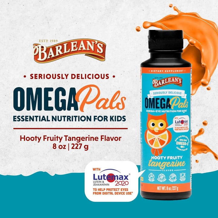 Omega 3 Niños 540 Mg Epa Dha Cerebro Y Ojos Mandarina 227 Gr - Imagen 2