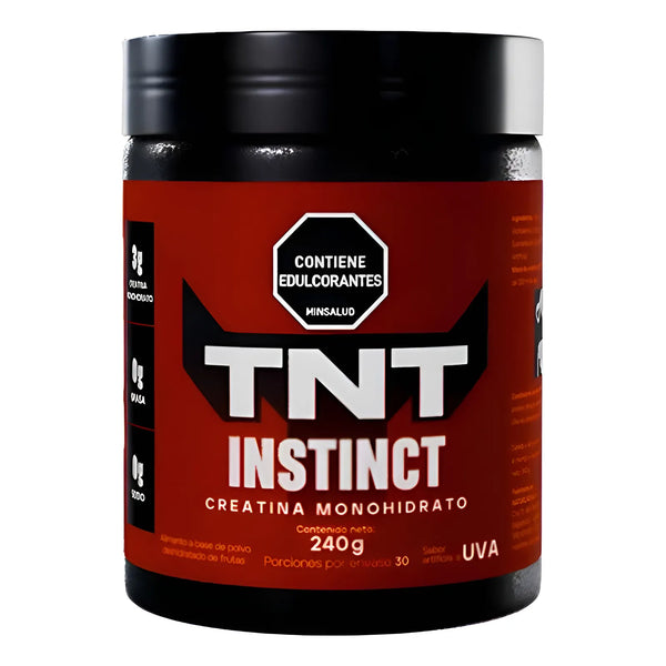 Creatina Monohidratada Instinct 240gr Uva Tnt - Imagen 1