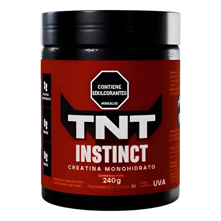 Creatina Monohidratada Instinct 240gr Uva Tnt - Imagen 1