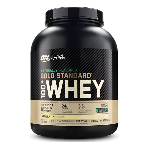 100% Whey Gold Standard 4.8 L Sin Conservantes Sabor Natural Vainilla - Imagen 1