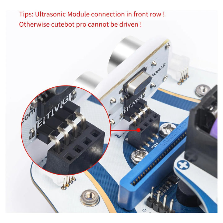 Kit Robot Carro Programable Cutebot Pro Sensores Seguimiento Linea Mic ...
