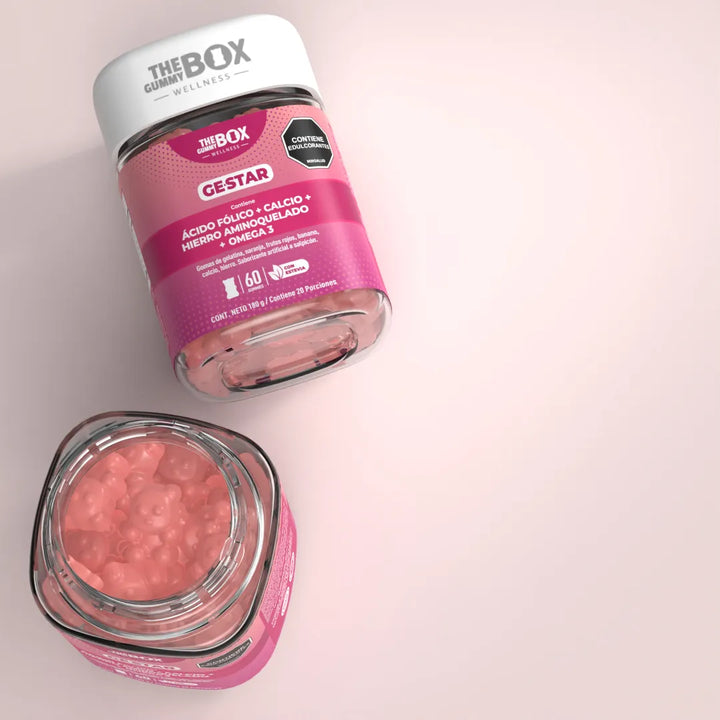 Gomitas The Gummy Box Gestar Calcio + Acido Folico Salpicon - Imagen 4
