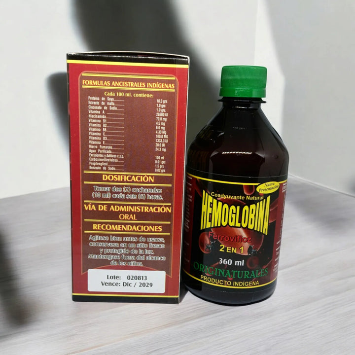 Hemoglobina  Natural 360 Ml Natural - Imagen 3