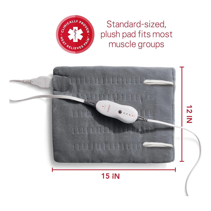 Almohadilla Térmica Estándar Gris Con Almacenamiento Compact - Imagen 4